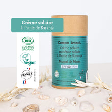 Label crème solaire spf50 comme avant