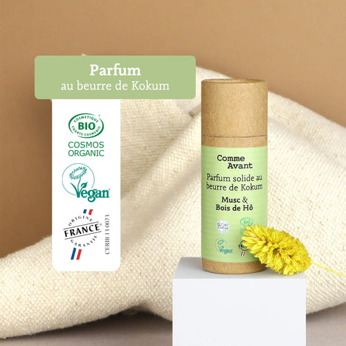 Label parfum boise comme avant