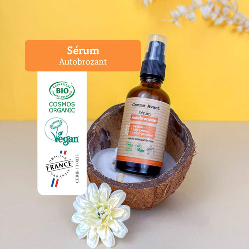 labels sérum autobronzant comme avant