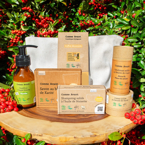 Coffret découverte cosmétique naturel Comme Avant