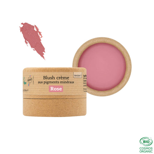 Présentoir de 16 blushs aux pigments minéraux + 4 testeurs offerts Blush crème