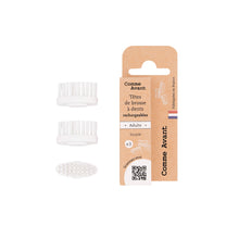 Brosse à dents en bois rechargeable