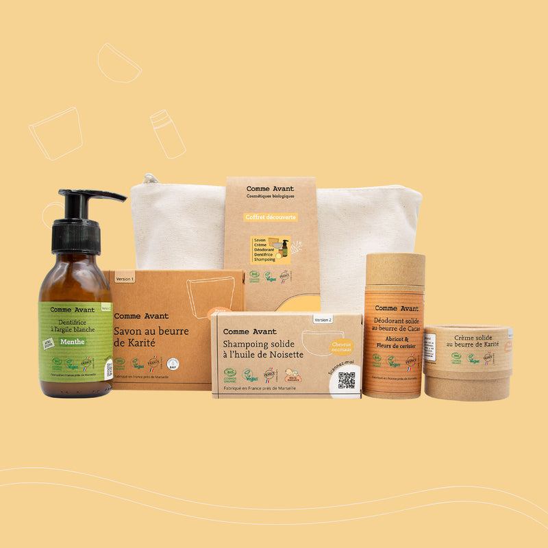 Coffret découverte cosmétique bio et naturel Comme Avant