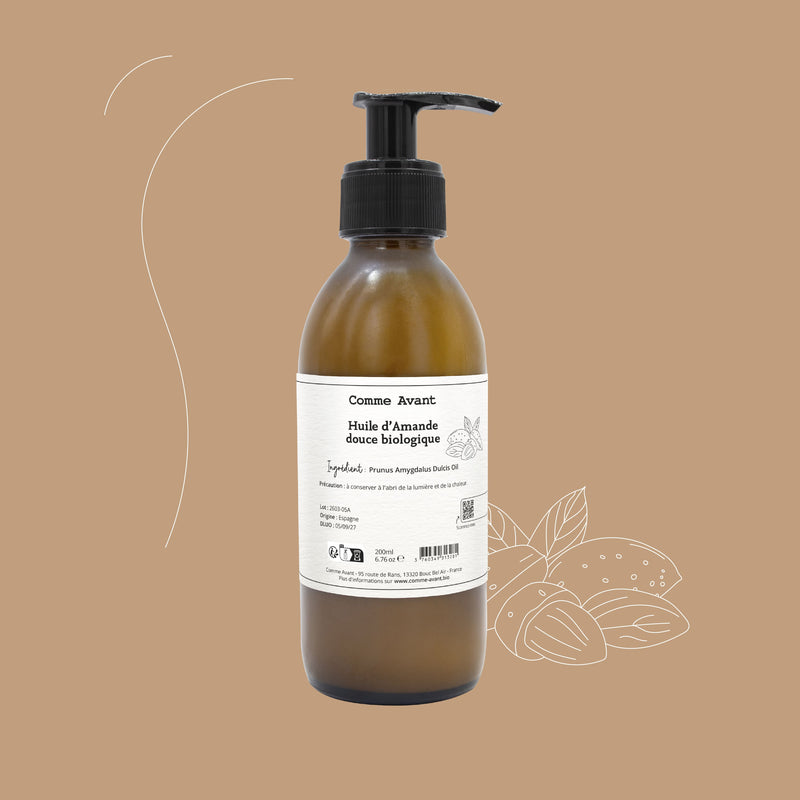 Huile d'Amande douce biologique Comme Avant
