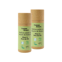 Parfum, solide, musc et bois de hô comme avant