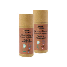 Parfum solide tonka comme avant