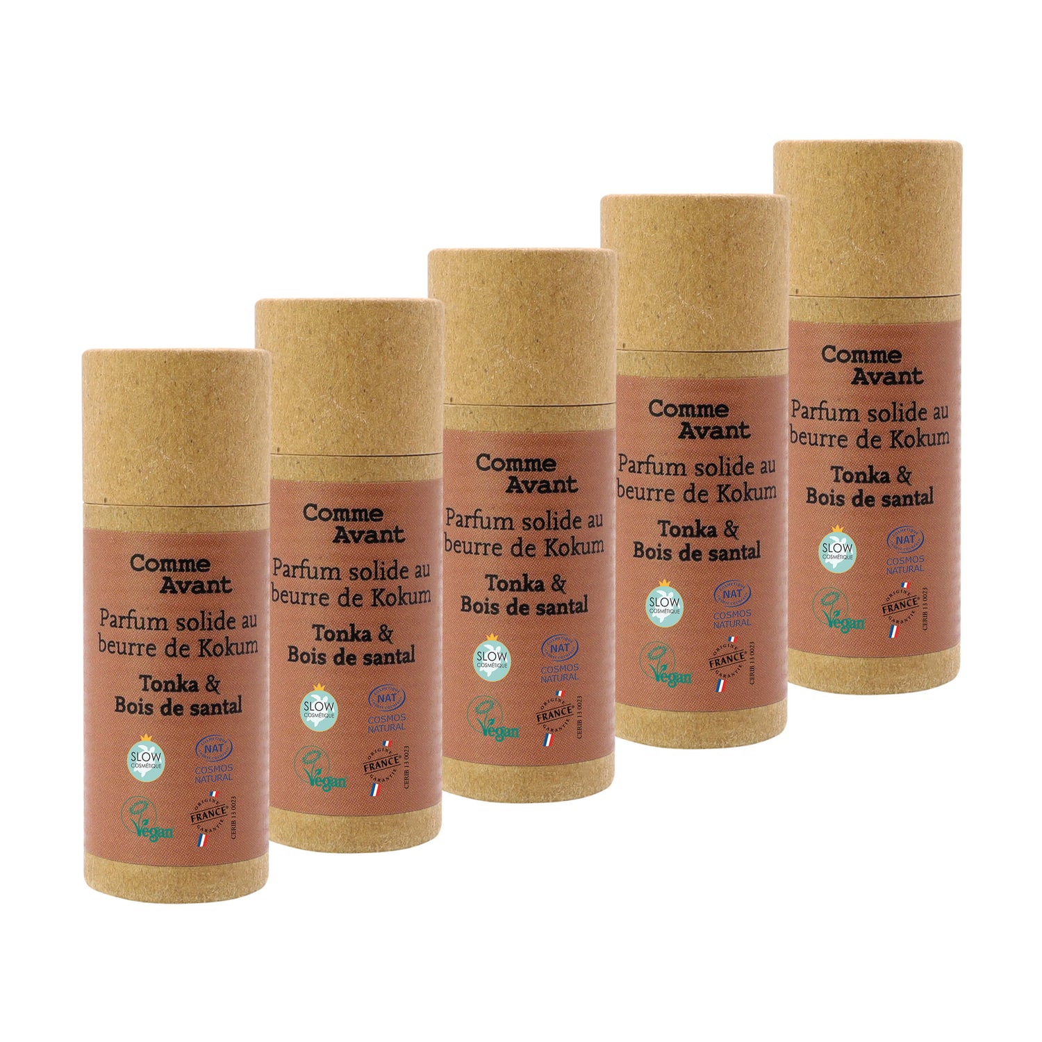 Parfum solide tonka et bois de santal comme avant