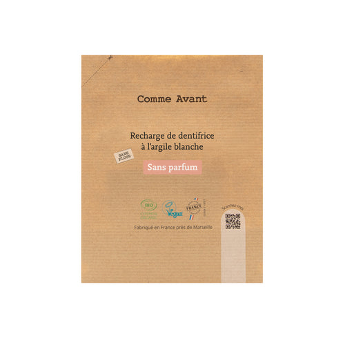 Dentifrice en pâte à l'argile blanche - Version 2