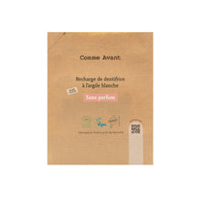 Dentifrice en pâte à l'argile blanche - Version 2