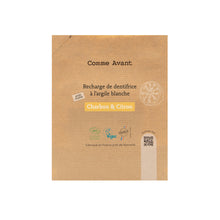Dentifrice en pâte au charbon végétal et citron - Version 2