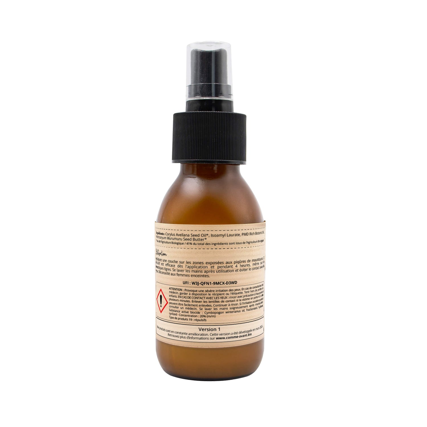 Rpulsif moustique liquide au beurre de murumuru Rpulsif moustique liquide au beurre de murumuru