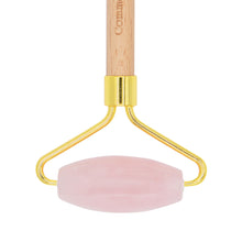 Rouleau visage en quartz rose