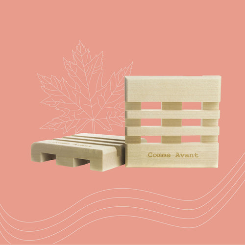 porte savon en érable comme avant