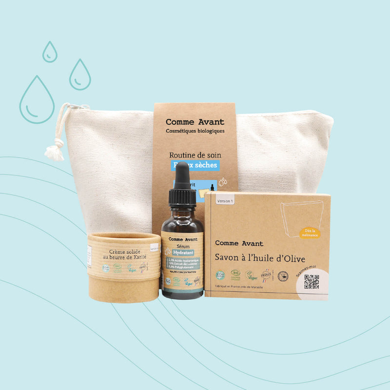 Coffret de routine pour peaux sèches comme avant 