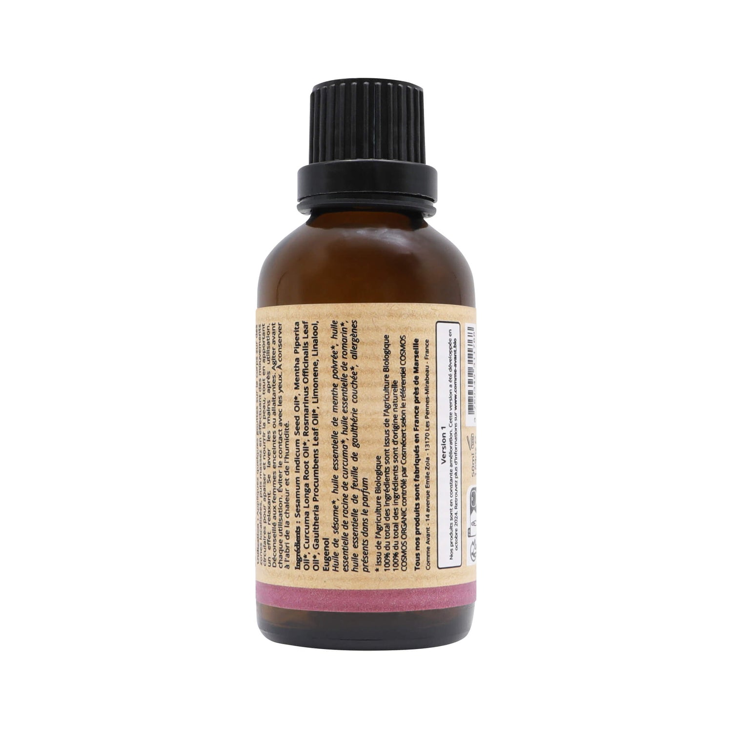 Srum relaxant bio et naturel Gaulthrie, Menthe poivre Curcuma Srum relaxant bio et naturel Gaulthrie, Menthe poivre Curcuma