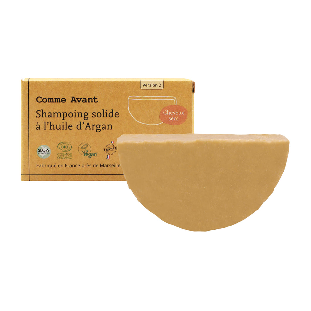 Shampoing solide cheveux secs ou abimés à l'huile d'argan - Version 2