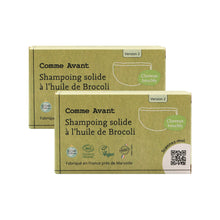 Shampoing solide cheveux colorés ou bouclés à l'huile de brocoli - Version 2