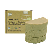 Shampoing solide cheveux colorés ou bouclés à l'huile de brocoli - Version 2