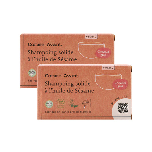 Shampoing solide à l'huile de sésame - Version 2
