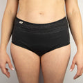 Shorty menstruel taille haute comme avant