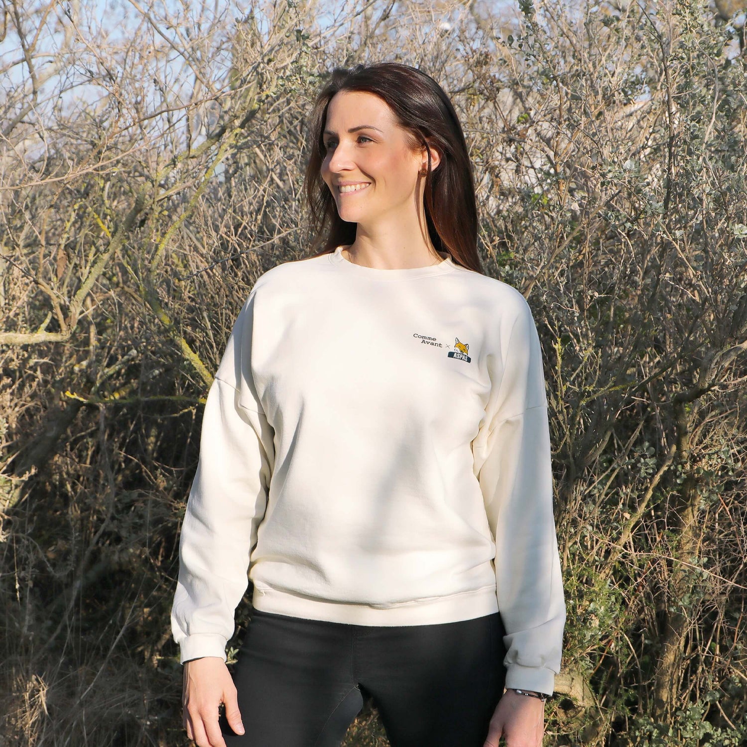 Sweat ASPAS en coton pour femme - Version 1