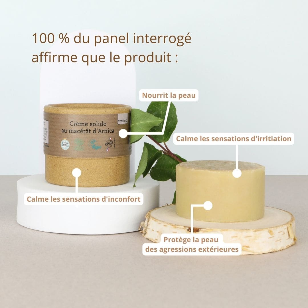 crème au macérât d'arnica test de consommateurs Comme Avant