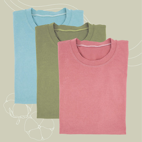 T-shirt Couleur en coton pour homme - Version 1