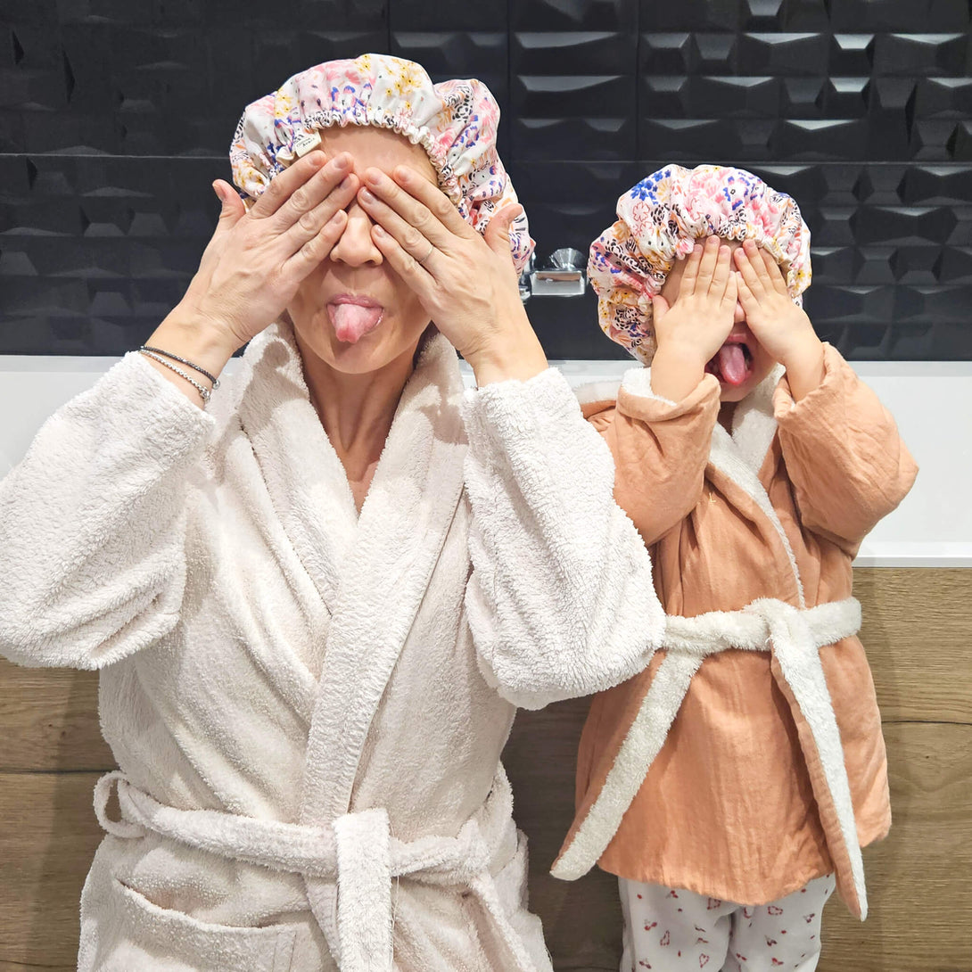 bonnet de douche comme avant