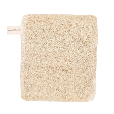 Éponge lavable en loofah et coton - Version 1