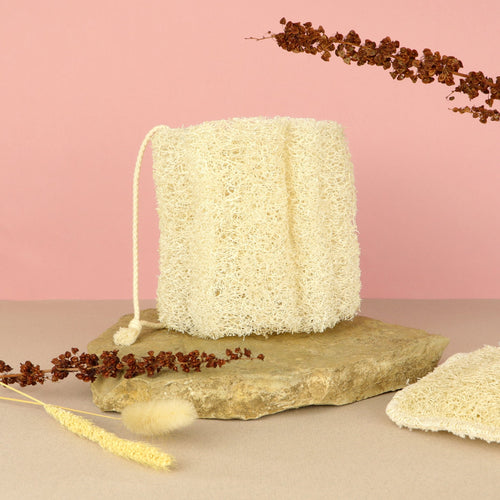 Fleur de douche en Loofah