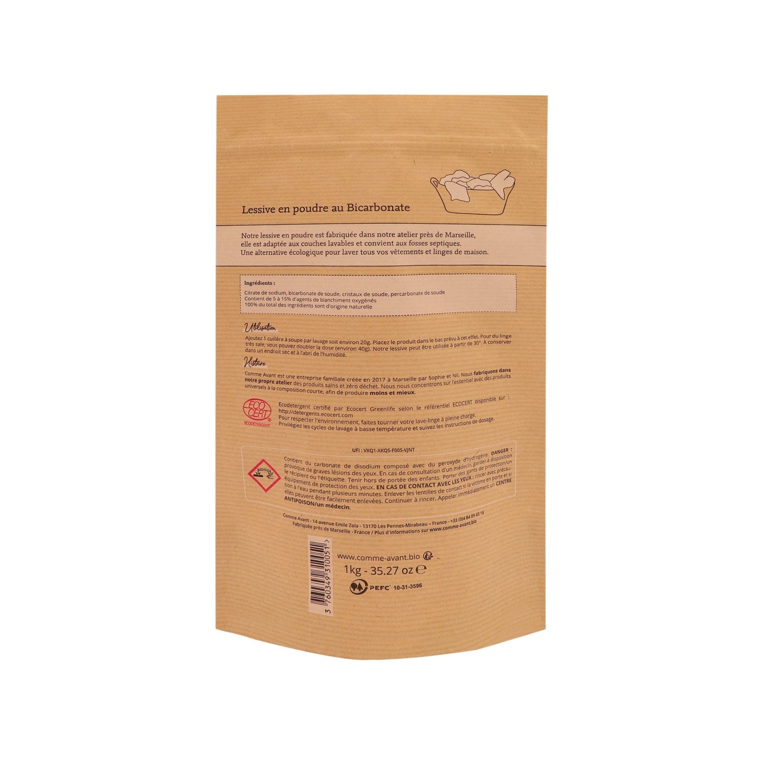Lessive Naturelle en Poudre au Bicarbonate