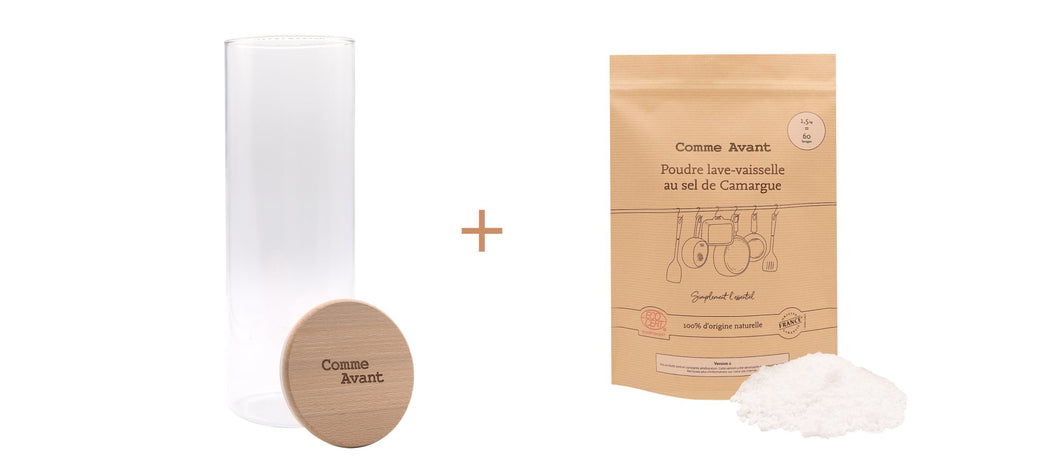 Pack Poudre Lave-Vaisselle + Bocal à Vrac