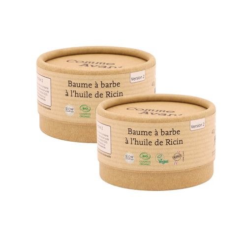 Baume à barbe à l'huile de ricin - Version 2