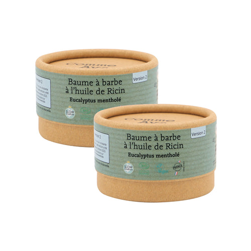 Baume à barbe à l'huile de ricin - Version 2