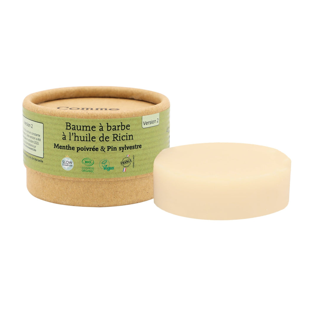 Baume à barbe à l'huile de ricin - Version 2