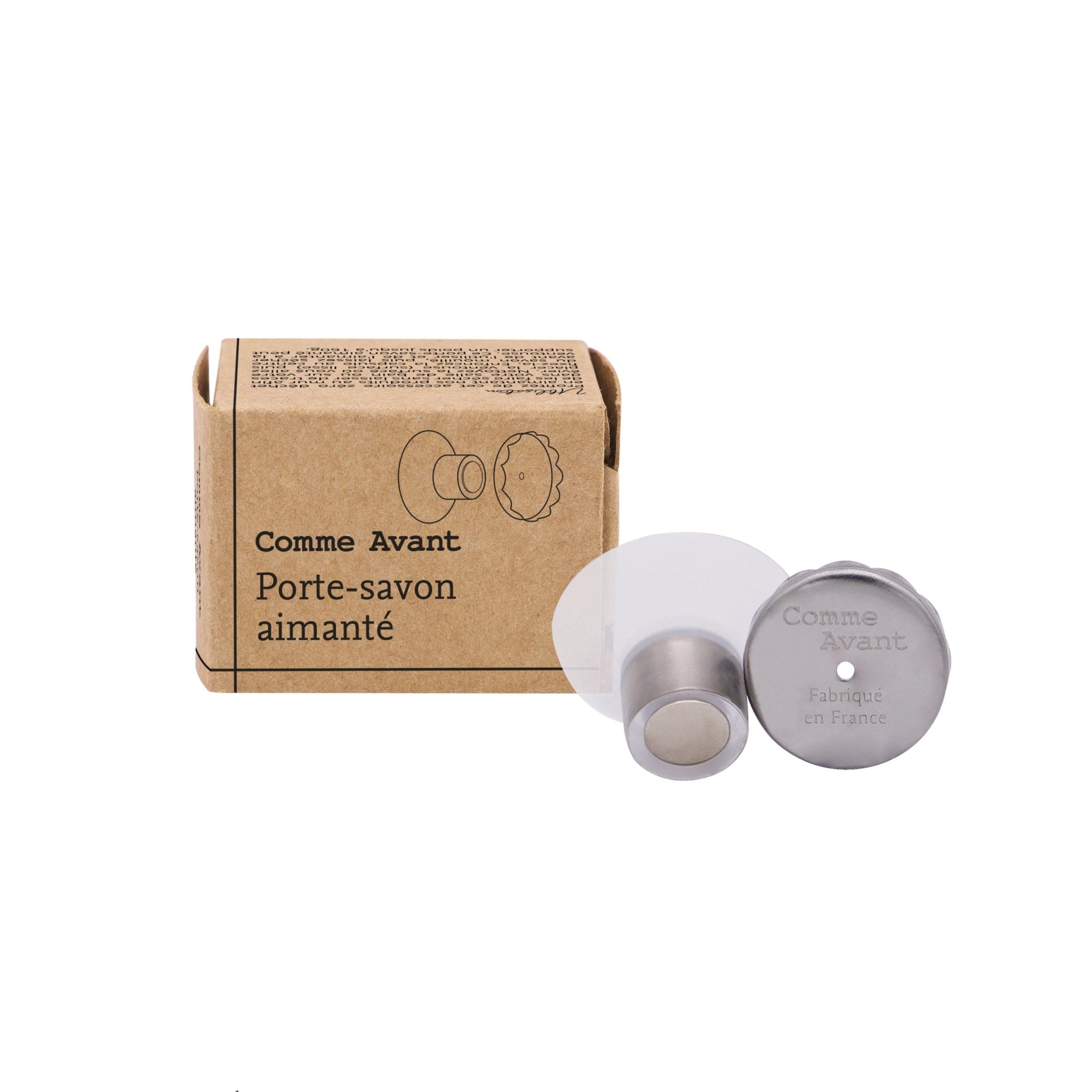 Lot De 4 Porte-Savons Aimantés à Ventouse - Support Sans Perçage Pour Salle De Bain, Douche - Acier Inoxydable - 8