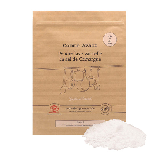 Poudre Lave-Vaisselle Naturelle au sel de Camargue