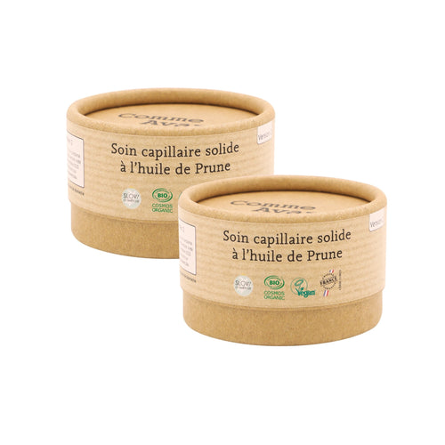 Soin capillaire solide à l'huile de prune - Version 2